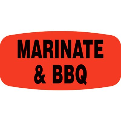 Marinate & BBQ Label