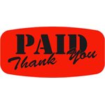 Paid Thank You Label