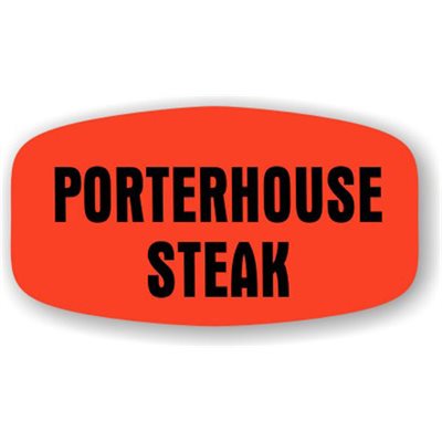 Porterhouse Steak Label