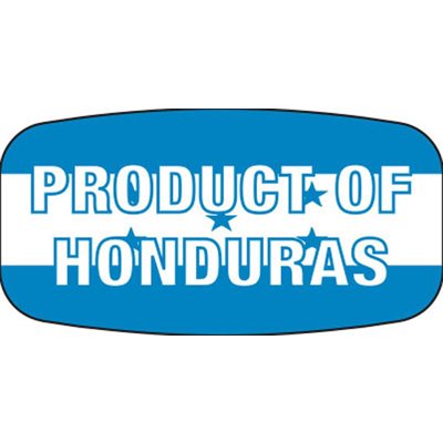 Product of Honduras Label