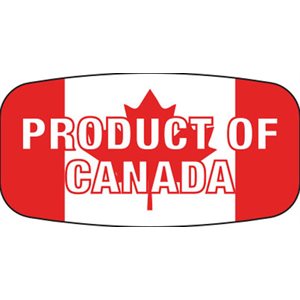 Product of Canada Label