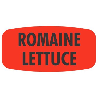 Romaine Lettuce Label