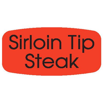 Sirloin Tip Steak Label