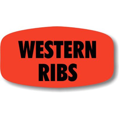 Western Ribs Label