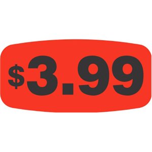 $3.99 Label