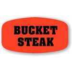 Bucket Steak Label