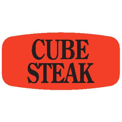Cube Steak Label
