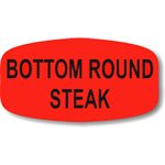 Bottom Round Steak Label
