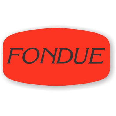 Fondue Label
