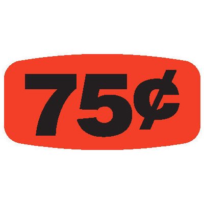 75¢ Label