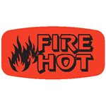 Fire Hot Label