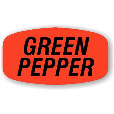 Green Pepper Label