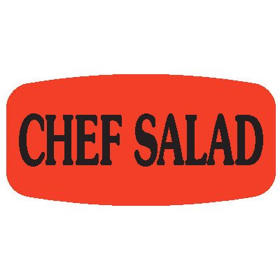 Chef Salad Label