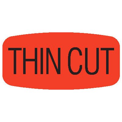 Thin Cut Label