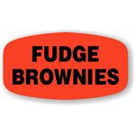 Fudge Brownies Label