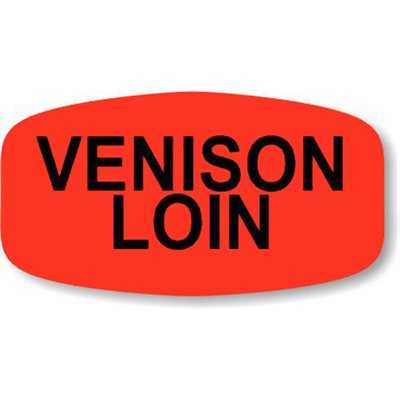 Venison Loin Label
