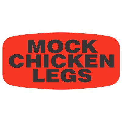 Mock Chicken Legs Label