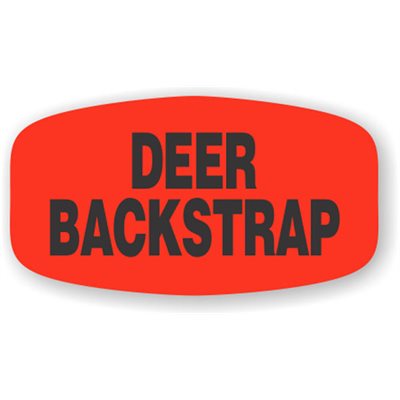 Deer Backstrap Label