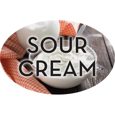 Sour Cream Label