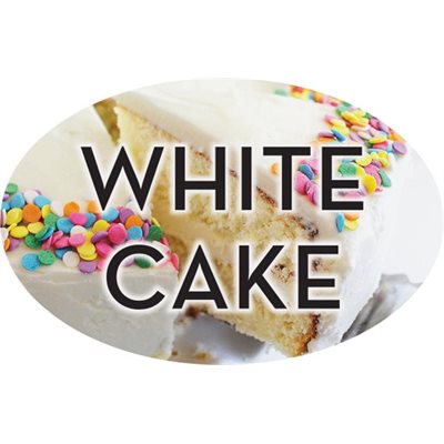 White Cake Label