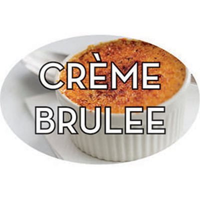 Créme Brulee Label