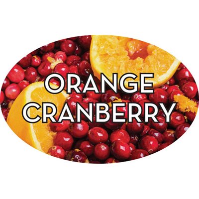 Orange Cranberry Label