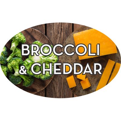 Broccoli & Cheddar Label