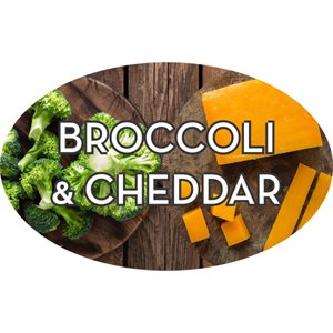 Broccoli & Cheddar Label
