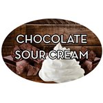 Chocolate Sour Cream Label