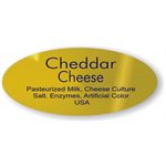 Cheddar Cheese w / ing Label