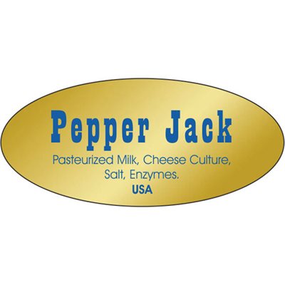 Pepper Jack Label