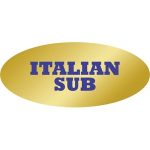 Italian Sub Label