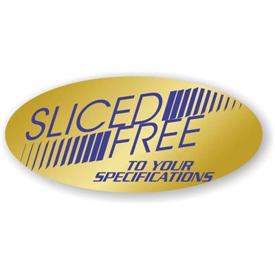 Sliced Free - to your specifications Label