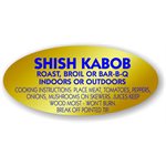 Shish Kabob-Roast,Broil.... Label