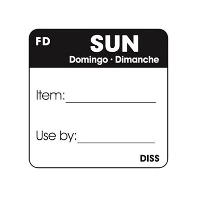 Sun Domingo Dimanche Label
