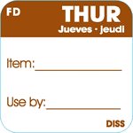Thur Jueves Jeudi Label
