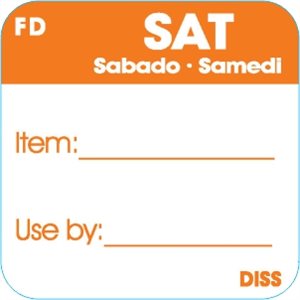 Sat Sabado Samedi Label
