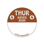 Thur 4 Jueves Jeudi Label