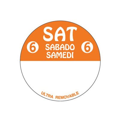 Sat 6 Sabado / Samedi Label