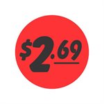 $2.69 Bullseye Label