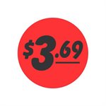 $3.69 Bullseye Label