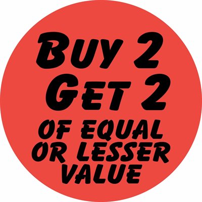 Buy 2 Get 2 of Equal or Lesser Value - 1.25" circle label