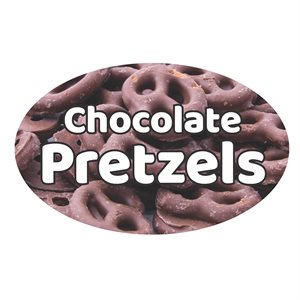 Chocolate Pretzels (Candy) Flavor Label