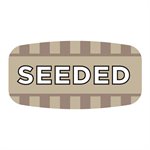Seeded Brown / Tan / UV 0.625x1.25 Mini Flavor Label