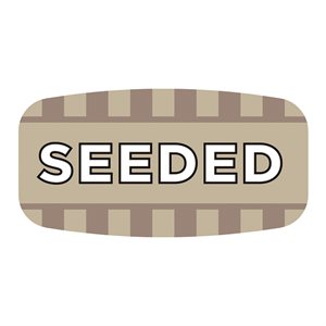 Seeded Mini Flavor Label